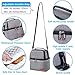 WiseLife Insulated Lunch Bag for Men Women Adult Lunch Box Cooler with Strap 2 Compartments, Leakproof Waterproof Large Thermal Lunch Cooler Tote Food Bag for Work School Picnic Camping Fishing (Grey)