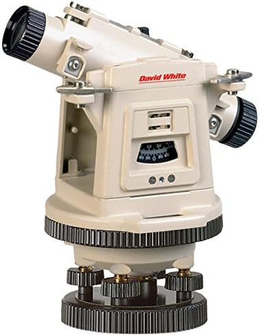 David White 46-D8872 LT8-300LP Universal Optical Transit Level with Laser Plummet