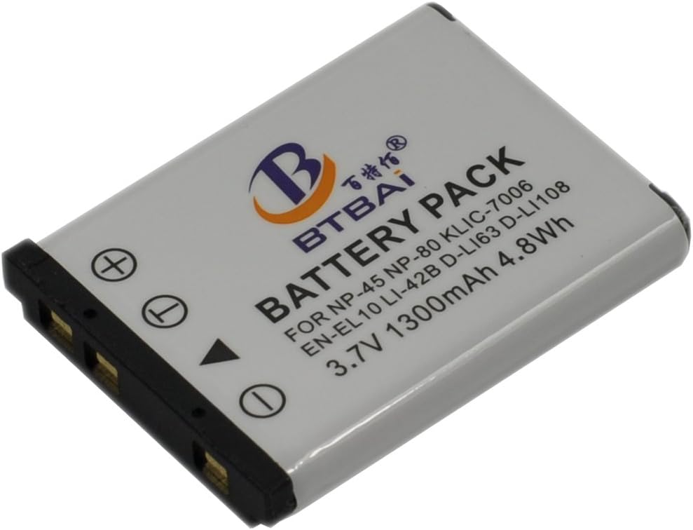 BTBAI 4x NP-45A Camera Battery For NP45A NP-45S NP-45 NP-45B NP-45W FinePix Z20 JX530 L55 XP90 J10 T200 XP50 JX400 JZ500 XP70 Z90 J15 k1a - Image 3