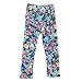 Molil Kids Girls Long Sleeve Irregular Hem Floral Shirt Pants Outfits Set White Large
