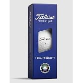 Titleist Tour Soft Golf Balls (White, 3pk) 1 Sleeve 2026