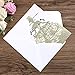 ponatia 25PCS Lacer Cut Wedding Invitations Card Hollow Bride Invitations Cards for Wedding Bridal Invitation Engagement Invitations Cards (Champagne Gold Glitter)