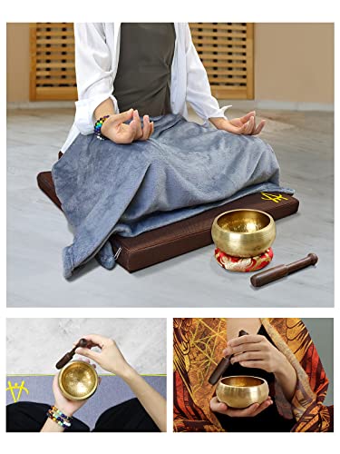 Agsnilove Tibetan Singing Bowl Sound Healing Bowls 3.75\