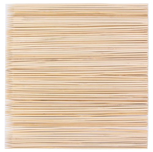 LeBeila Bamboo Skewers 12 Inch 100PCS BBQ Skewers Bamboo Grill Shish Kabob Skewers 100% Natural Bamboo Sticks For Barbecue, Marshmallow, Fondue, Cooking, Grilling & Kabob (100, 11.8'')