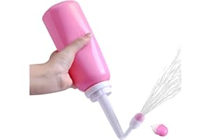 Perineal Bottle for Postpartum Care, 500ml Portable Handheld Upside Down Peri Bottles with Cover, Postpartum Essentials for N