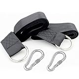 Tree Swing Hanging Straps Kit Holds 2000 lbs,10ft Extra Long Straps£¬Strap with Safer Lock Snap Carabiner Hooks Perfect for Tree Swing & Hammocks, Perfect For Swings,Carry Pouch Easy Fast Installation