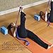 QF Yoga Blocks Plus Yoga Strap with Metal D-Ring, 9″x6″x4″ 2 Pack Eco-Friendly EVA Foam Block – High Density Exercise Brick Soft Non-Slip Surface for Yoga, Pilates, Meditation, Workout, Fitness & Gymthumb 4