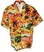WinnieFashion [HALE] Aloha Shirt in (Cotton Blend) Orange (L)