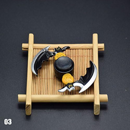 PUTAOINFO Hand Games Finger Hand Spinner Metal Alloy Black Gyro Adult Focus Desk Toy Spinner 03#