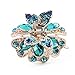 Yeshan Sparkly Rhinestone Metal Jaw Hair Clips, Butterfly Hair Claw Clip Hair Accessories For Women and Girls,Pack of 6