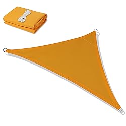 Jneaicn Shade Sail Waterproof Sun Canopy Triangle