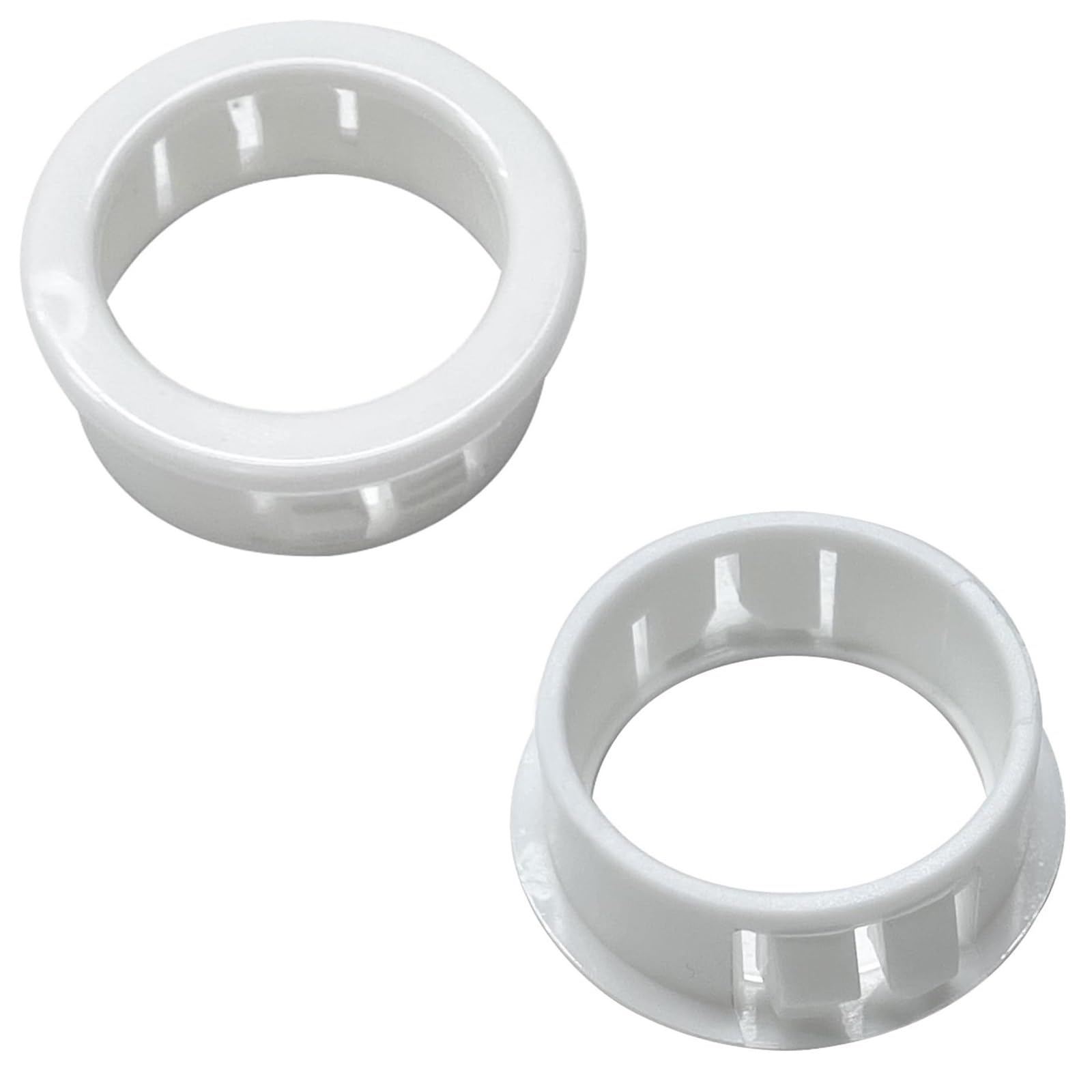 Photo 1 of 2 Pcs SB1.093-14 Shower Grab Bar Snap|Bushing|Grommet|White Nylon, Compatible with Heyco, Lasco, Aulpq Shower Grab Handle Bar, Fit for a 7/8" bar and a 1+1/8" Hole, Part# SB1093-14, SB-1093-14
