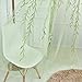 Malcm Willow Tulle Tulle Door Curtain Drapes Curtains Tulle Scarf Valance 2Pieces(Green)