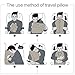 Airplane Pillow, Travel Pillow, Sleep Pillow, Inflatable Pillow Customize Nap Pillow for Airplanes, Trains, Buses, Office, Upscale Exclusive Color with Pleasant Smell (20.5