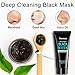 Terresa Black Mask, Blackhead Remover Mask, Charcoal Face Mask Peel Off, Deep Cleansing Purifying, Oily Skin Control, Skin Care with Bamboo Charcoal, Aloe Vera, and Vitamin E, 3.5 fl.oz