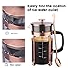 STARNUO French Press Coffee Maker,34 Ounce,1.0 Liter,18/10 Stainless Steel,Heat Resistant Borosilicate Glass,with 4 Level Filtration System