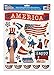 Patriotic Fourth of July Flag Window Clings Assortment - 42 Piece Set