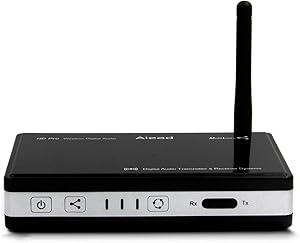 Alead TRX HD Pro Bluetooth Wireless Stereo Audio Transmitter and Receiver (A2DP), Long Range, Optical, HDMI, aux Audio. D/A Audio Converter, HDMI Audio Extractor, for TV, Home Theater, Headphone
