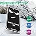 for iPhone 7 Plus Case/iPhone 8 Plus Case, MoKo Shockproof Clear Slim Rigid Protective Cool Pattern Case Anti-Scratch Hard Back Cover for Apple iPhone 7 Plus / 8 Plus - Don't Touch Me