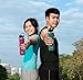 GO Active Insulated Water Bottle with Straw. Stainless Steel Double Wall Sport Bottle Featuring ActiveLock™ Thermal Vacuum Keeps ice Over 24 Hours! Durable, Portable (Aqua Green, 24 oz)