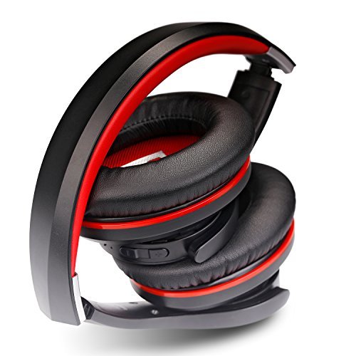Ausdom Bluetooth 4.2 Headphones Over-ear,Foldable Wireless Headset w/Mic with Aptx Low Latency,Wired/Wireless 