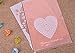 Yunko 100 Pcs Lace Heart DIY Soap Cookies Candy Bakery Cello OPP Packing Bags With 100 Twist Ties