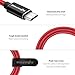 Braided Micro USB Charging Data Cable BlitzWolf 6ft 2.4A Fast Charging Cord With Magic Tape Strap, Micro B Charger and Data Cord for Samsung, Nexus, LG, Sony, Motorola, Android Smartphones
