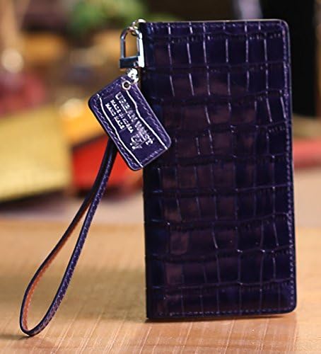 Crocodile Pattern Leather Craft Cell Phone Case for Samsung Galaxy Note 8 / S8+ (Plus) (Note 8 Navy)