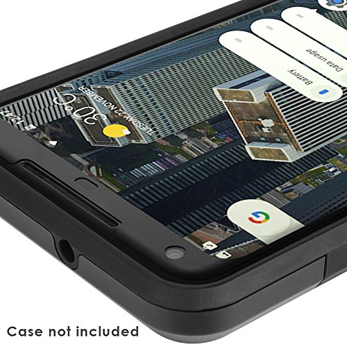 Skinomi TechSkin [2-Pack] (Case Compatible) Clear Screen Protector for Google Pixel 2 XL 2017 Anti-Bubble HD TPU Film - Thumbnail 2