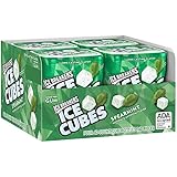 ICE BREAKERS Ice Cubes Sugar Free Xylitol Gum, Spearmint, 40 Piece (Pack of 4)