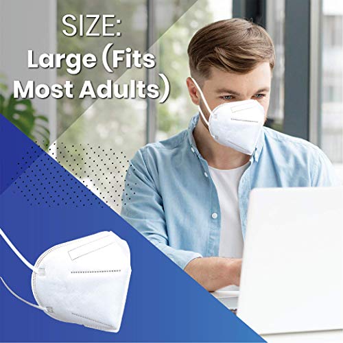 White 5Layer Filtration Face Mask, Liquid and Dust Face Protection