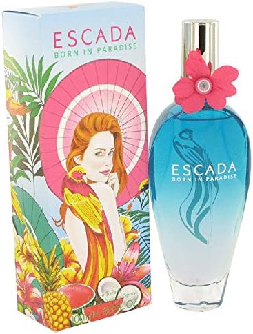 Éscádá Born In Paradise by Éscádá for Women Eau De Toilette Spray (Limited Edition) 3.3 oz