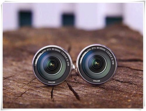 Camera Lens Cufflinks, Camera Lens Tie Clip, Camera Cufflink, Lens Tie Clip