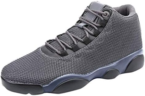 Oliviavan Men‘s Basketball Shoe Leisure Net Surface Flat Running shoes Non-Slip Breathable Sneaker