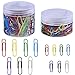 Supla 2 Box 7 Colors Paper Clips Assorted Sizes Paperclips Colored Medium Large Smooth Office Accessories