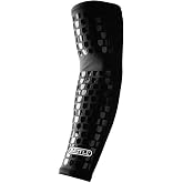 Battle Ultra-Stick Full Arm Sleeve &ndash; Compression Support Sleeves with Ultra-Tack Grip &ndash; Forearm and Elbow Protection, Single