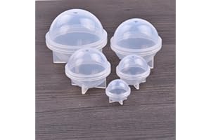 5pc/Set Bubble Silicone Mould of Dried Flower Resin Decorative Craft DIY arc Ring Mold Type epoxy Resin molds for Jewelry