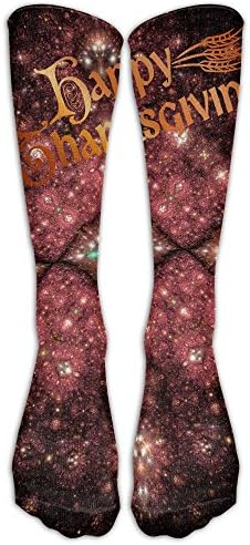 Over The Calf Tube Ankle Socks Knee Length Goldlen Happy Thanksgiving Foison Sock Sport Legs/Boots Knee High Mid-calf