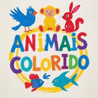 Livro Animais Colorido : eBook para baixar, imprimir e ser colorido por criança.