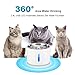 XTELARY Pet Water Dispenser, 2.4L USB Stainless Steel Top LED Automatic Electric Cat Water Drinking Dispensers Drinking Bowl for Cats and Dogsthumb 2