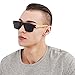 WISH CLUB Wood Square Handmade Sunglasses UV 400 Lenses Classical Style for Women and Men Adults Wooden Bamboo Vintage Light Retro Glasses (Grey)