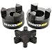 3/4" x 1/2" Lovejoy L095 Jaw Coupling with Flexible Rubber Spider Coupler Insert