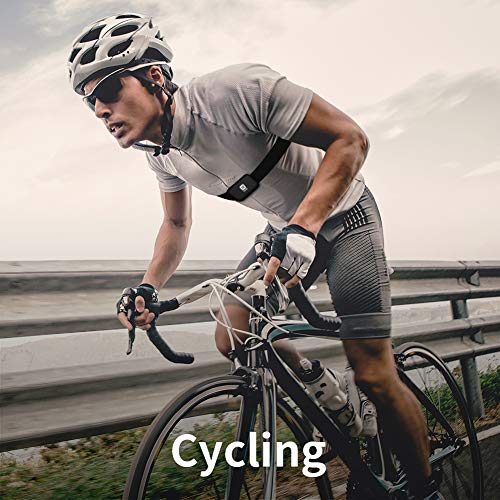 XOSS Chest Strap Heart Rate Monitor Bluetooth 4.0 Wireless Heart Rate with Chest Strap Health Accessories (Black Bluetooth&ant+)