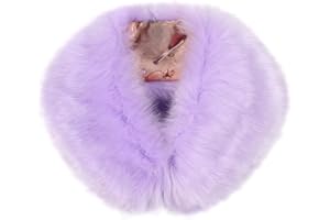ihreesy Faux Fur Scarf for Women,57cmx9.5cm Winter Ladies Scarf Wrap Elegant