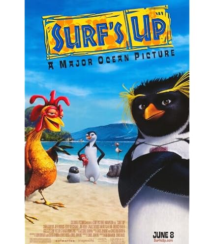 Amazon.com: Movie Poster SURF'S UP 2 Sided ORIGINAL FINAL