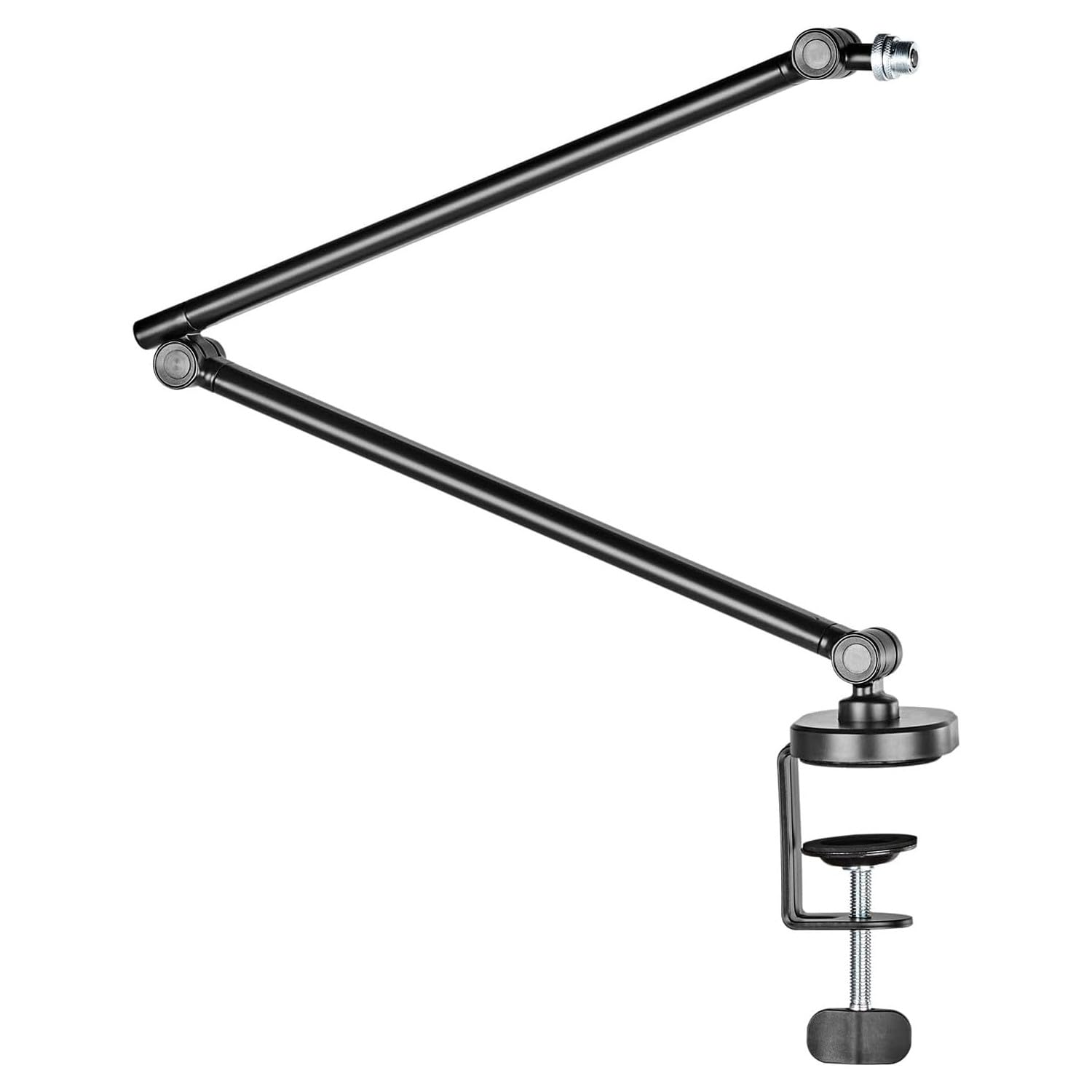 Citronic | Professional Desk Mount Microphone Boom Arm - Low Profile Mic Stand with 180° Swivel, Cable Management, 3/8" to 5/8" Adapter | Podcasting, Gaming, Studio, and Live Streaming