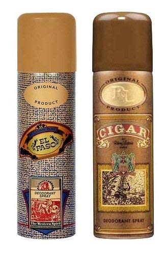 Lomani Remy Latour Cigar and El Paso Deodorant Spray- 200 ml (Pack of 2)