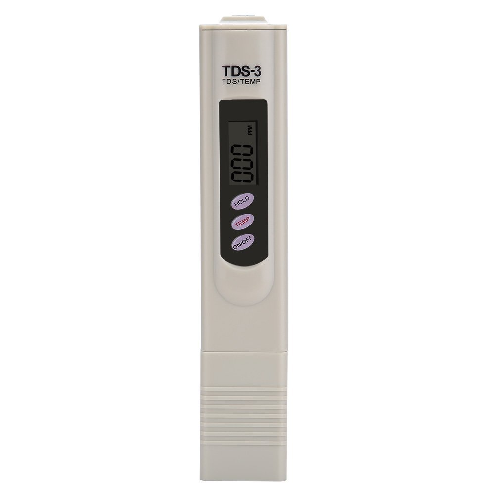 Zerodis Water Quality Tester Professional Meter Digital Water Quality Purity Tester 0-9990ppm Measurement Range Meter with LCD Display for Tap Water Drinking Water Aquariums