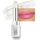 evpct Pink Magic Color Changing Lipstick for Women Mature Lip, Neon Sequins | Long Lasting Waterproof 24 Hours Original, Hydrating Moisturizing, Clear PH Mood Lipsticks, Lip Gloss Tinted Lip Blam Stain