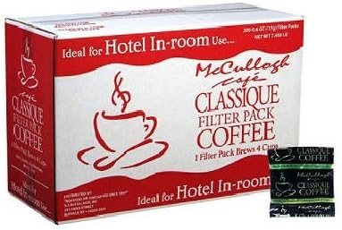 McCullagh Cafe Classique Filtered Coffee - 200 pk.